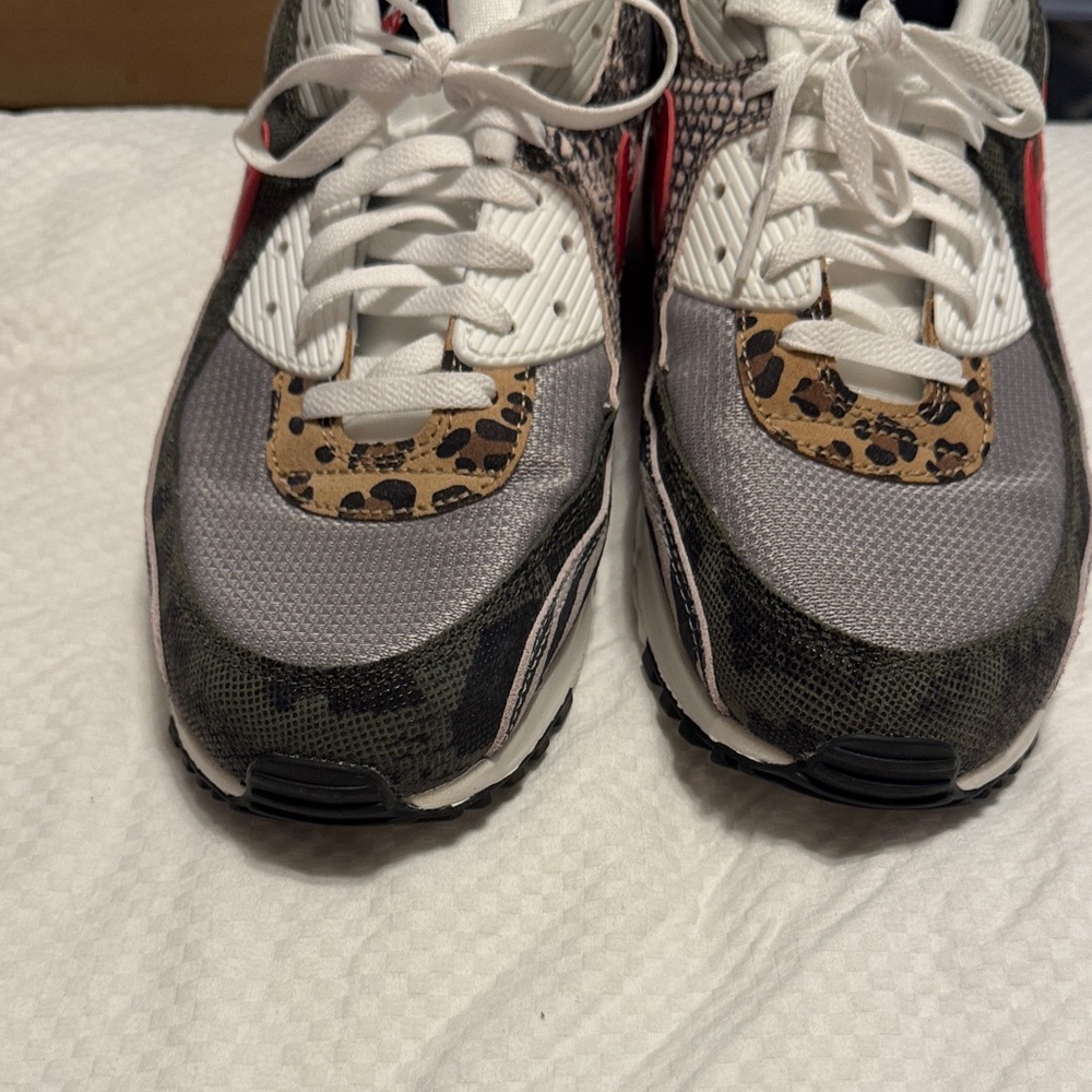 Nike Air Max 90 tunnel walk animal instinct print Red zebra - Picture 5 of 14
